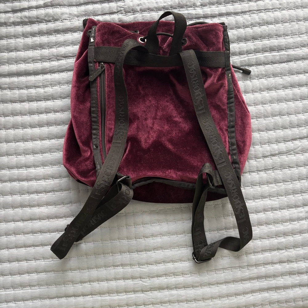 LeSportSac Velvet Drawstring Backpack - Picture 5 of 5